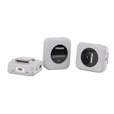 797Audio Recording Studio Video Dual Wireless Microphone Type C IOS Adapter Plastic USB Digital Output 100m for Iphone Android