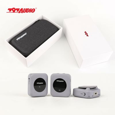 Portable Mini Wireless Recording Microphone for Iphone 797AUDIO 2023 2.4ghz 2 in 1