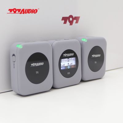 Portable Mini Wireless Recording Microphone for Iphone 797AUDIO 2023 2.4ghz 2 in 1