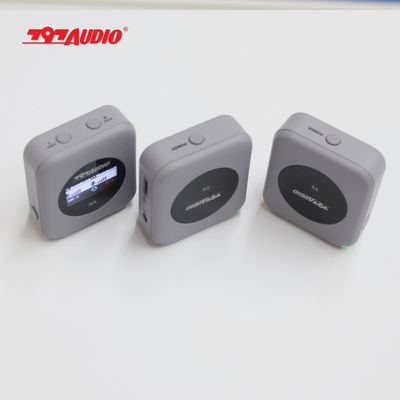 20 Hz 20khz Frequency Range Dual Channel Wireless Handheld Microphone for Broadcasting
