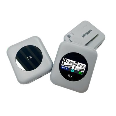 Metal Wireless Microphone for IOS and Android Phones 2.4G Wireless Channels 100m Range