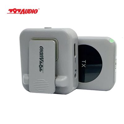 Metal Wireless Microphone for IOS and Android Phones 2.4G Wireless Channels 100m Range