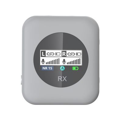 2.4G Wireless Dual Channels USB Wireless Lapel Microphone for Interview Speech Recording