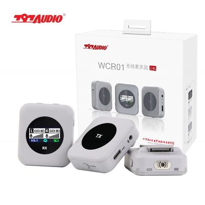 797Audio AWCR01 Professional Lavalier Streaming Mic Wireless Microphone for Camera 2.4G Wireless Microphone for Video Recording