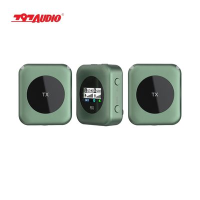 797Audio Factory wholesale Wireless Stereo Lavalier Microphone Cell phone Live Interview Outdoor Mini Noise Cancelling Lapel Mic