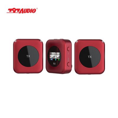 797AUDIO 2.4G Dual Lavalier Wireless Collar Clip Microphone Wireless Microphone for Mobile Phone USB Digital Output 100m AWCR01
