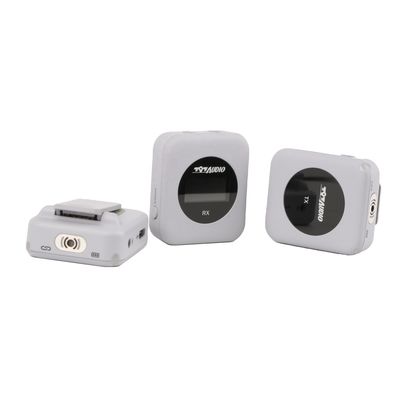 2.4G Wireless Dual Channel Portable Condenser Microphone System for Mobile Phone