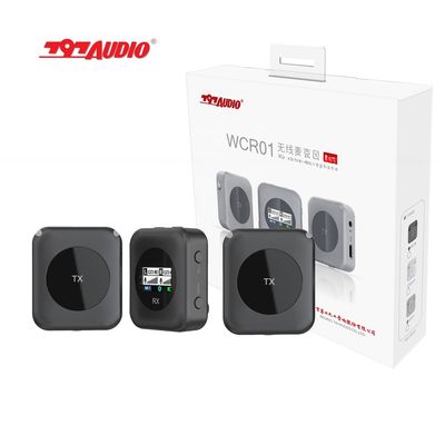 797Audio WCR01 Professional 2.4G Mic Wireless microphone for cell phone mobile phone Black color with Noise Cancelling