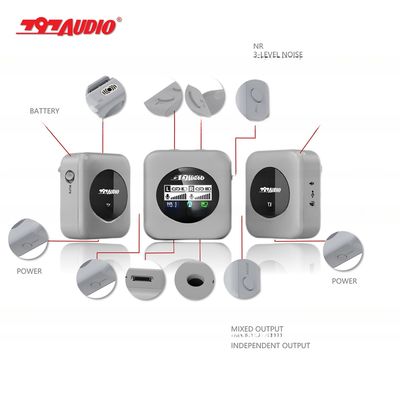 797AUDIO AWCR01 Large Diaphragm Condenser Capusle 2.4G Wireless Microphone Factory OEM Mini Wireless Hidden Microphone