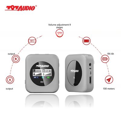 797AUDIO AWCR01 Large Diaphragm Condenser Capusle 2.4G Wireless Microphone Factory OEM Mini Wireless Hidden Microphone