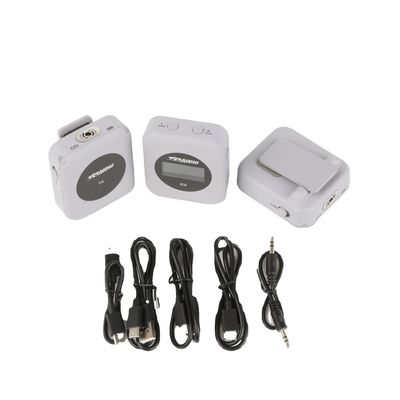 RX-6h Working Time Wireless Stereo Lavalier Microphone for Live Interviews 100m Range