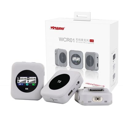 Professional Wireless Lavalier Microphone 797AUDIO AWCR01 for Youtube and Recording