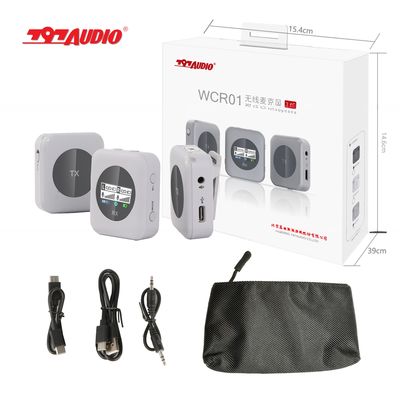 Professional Wireless Lavalier Microphone 797AUDIO AWCR01 for Youtube and Recording