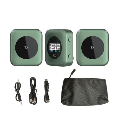 797audio 2.4G Lavalier Black Collar Wireless Microphone Plastic Wireless Microphone for Camera Wireless Microphone Type C 100m