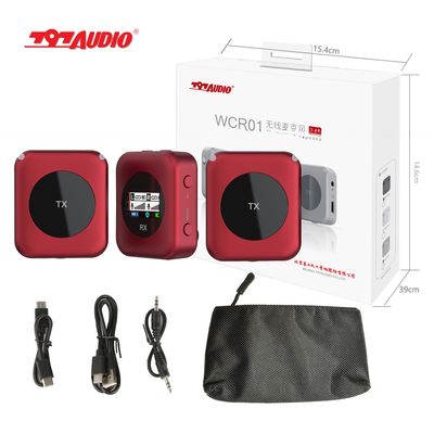 2.4G Lavalier Wireless Microphone Headset for Mobile Phones USB Digital Output Included
