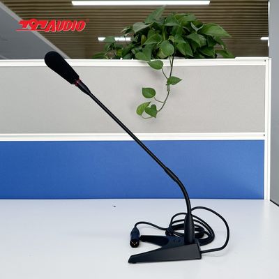 133dB Max.SPL ACCR02 Wired Gooseneck Microphone With 3-pin XLR Cables for Conferences
