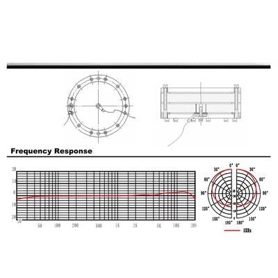 CY001 34mm Centering Single M7 Condenser Microphone Capsule Cardioid for Audio Recording