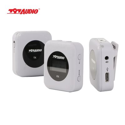 797AUDIO Iphone Portable Audio Vlog Video Recording Wireless Lavalier Microphone Singing Machine Tv Broadcasting Equipment 100m