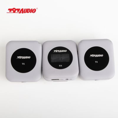 797Audio 2.4G Wireless Professional Custom Logo Portable Mini Lavalier Tie-clip Lapel Type-c Microphone Collar Plastic Singing