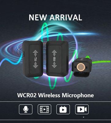 Wireless Lapel Microphone for Camera Vlogging 797AUDIO WCR02 Equivalent Noise Level 20dBA