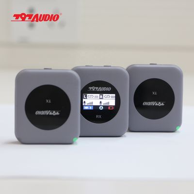 20Hz-20KHz Frequency Response Rate Wireless Rechargeable Lavalier Microphone for Phone