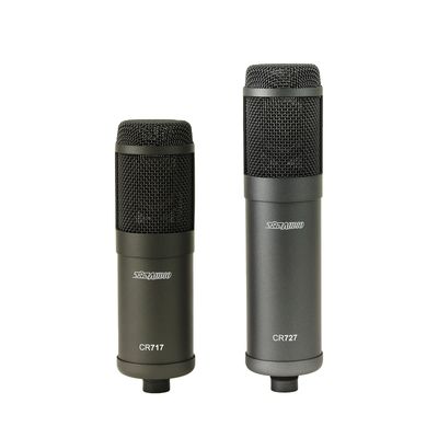 797Audio CR727 34mm Large Diaphragm Tube Pencil Condenser Microphone With Shock Mount, Windscreen,Cables