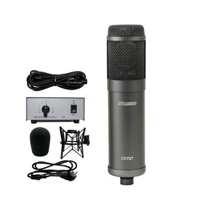 797Audio CR727 34mm Large Diaphragm Tube Pencil Condenser Recording Microphone With Shock Mount