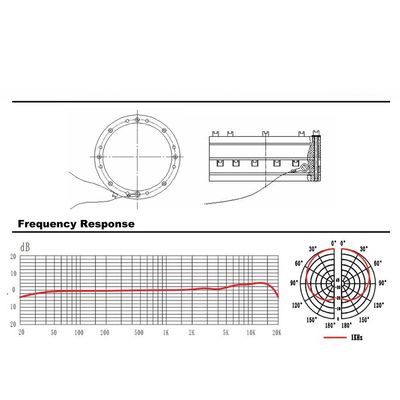 797AUDIO CY053 34mm Heads Non-Centering Single Cardioid Large Diaphragm 6um Mylar Gold-plated Condenser Microphone Capsules