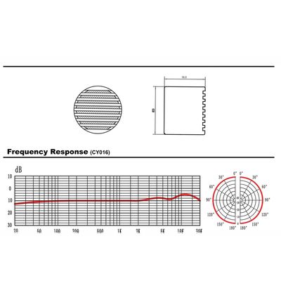 797 AUDIO CY014 20Mm Omni-Directional Cardioid Electret Mic Condenser Microphone Capsules High Sensitivity mic parts Replacement